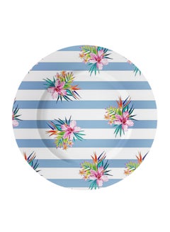 Wackylicious Floral: Hibiscus Plate Multicolour 8inch  - Image 1