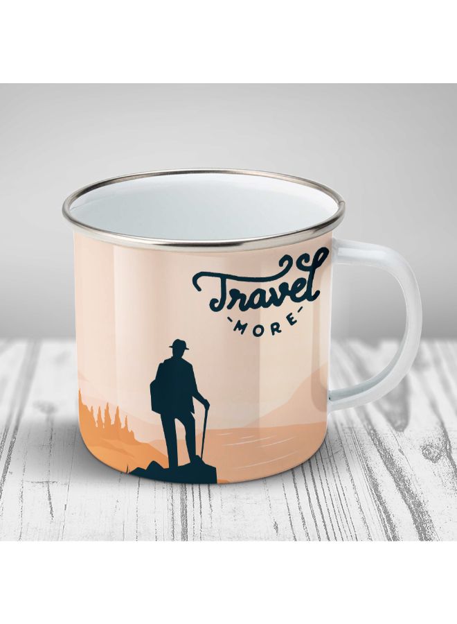 Wackylicious Travel: Travel More Military Mug Beige  - Image 2