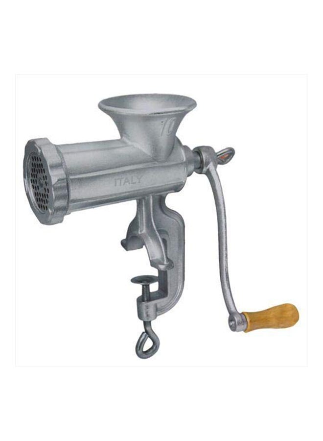 BITA Aluminium Meat Mincer Silver/Beige 10centimeter  - Image 1