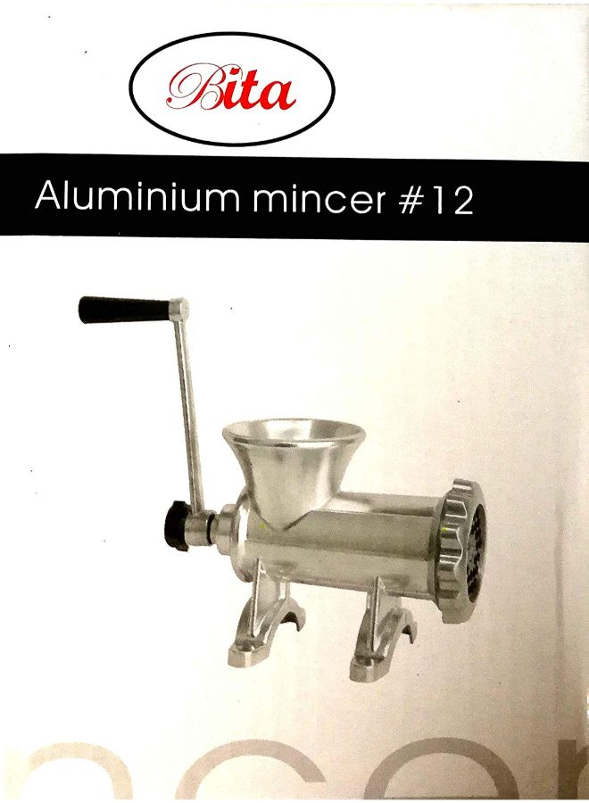 BITA Aluminium Meat Mincer Silver/Beige 12centimeter  - Image 3