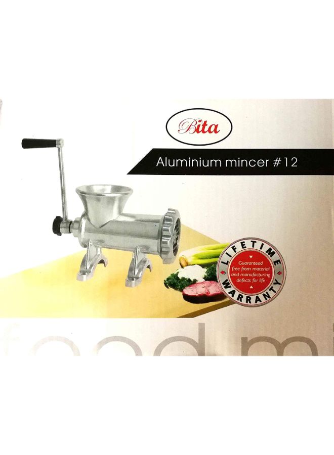 BITA Aluminium Meat Mincer Silver/Beige 12centimeter  - Image 2
