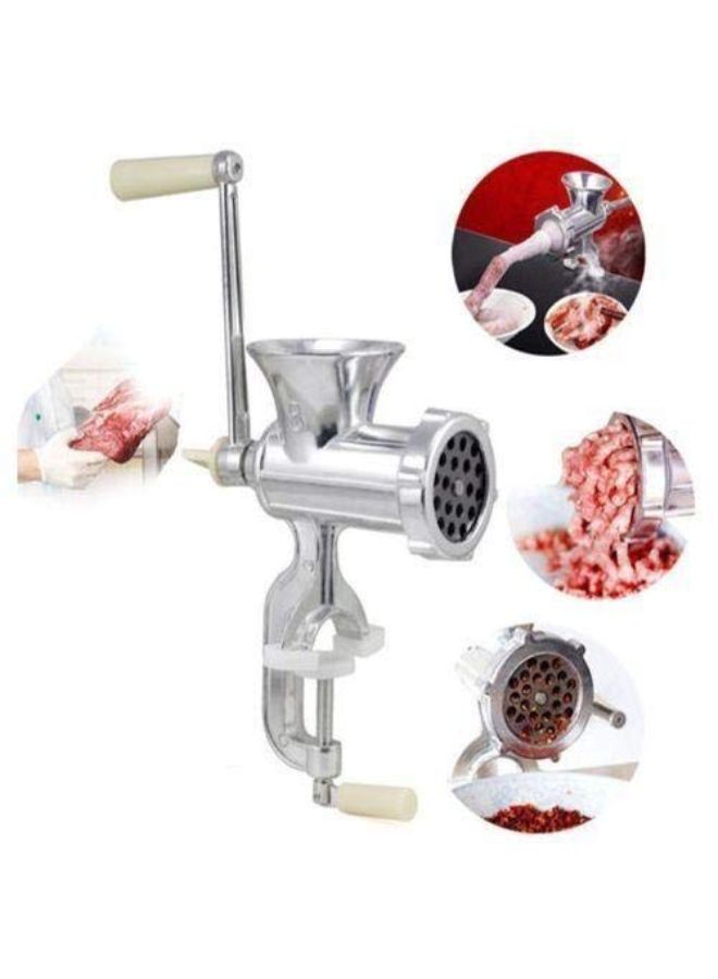 BITA Aluminium Meat Mincer Silver/Beige 12centimeter  - Image 5