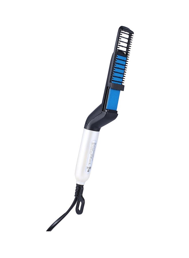 Multifunctional Quick Beard Hair Straightener Brush Black - Image 2