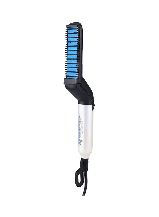Multifunctional Quick Beard Hair Straightener Brush Black - Image 2