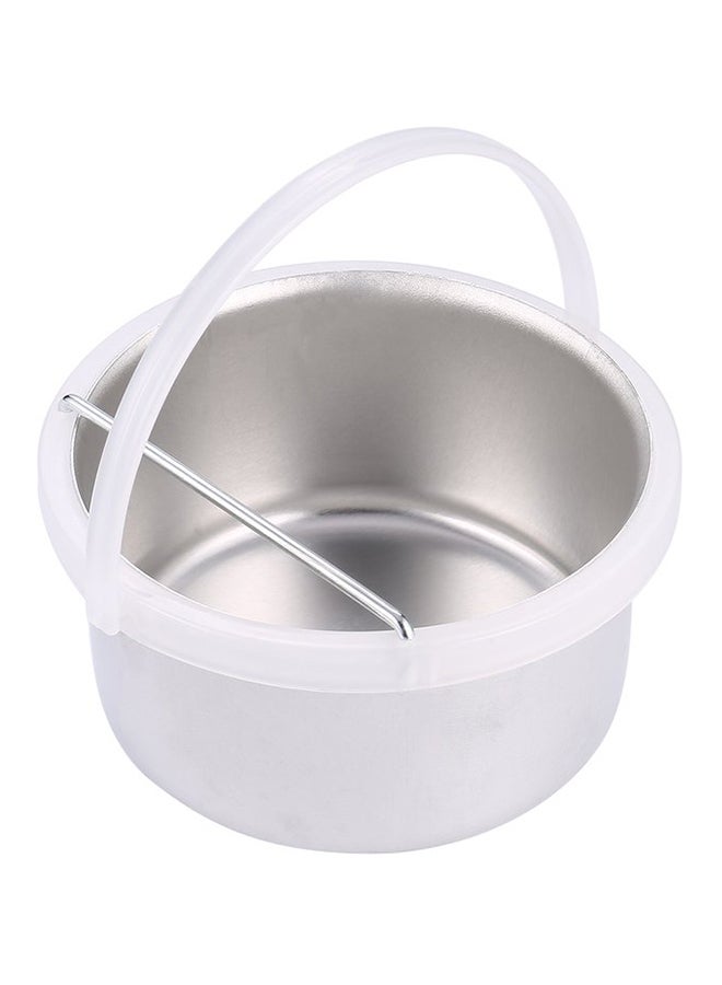 Wax Warmer Paraffin Hair Removal Pot White/Blue - Image 3