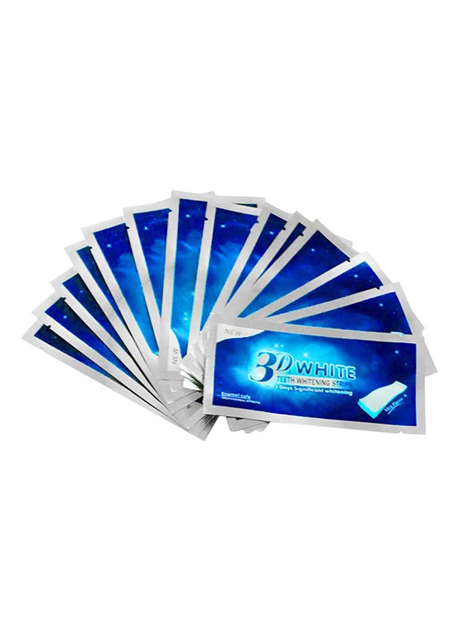 Generic - 14-Pairs 3D Teeth Whitening Strip Set White - Image 1