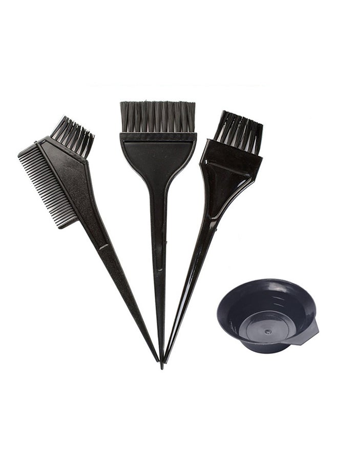 4-Piece Hair Colour Comb And Mixing Bowl Set As The Picture Shows - Image 1