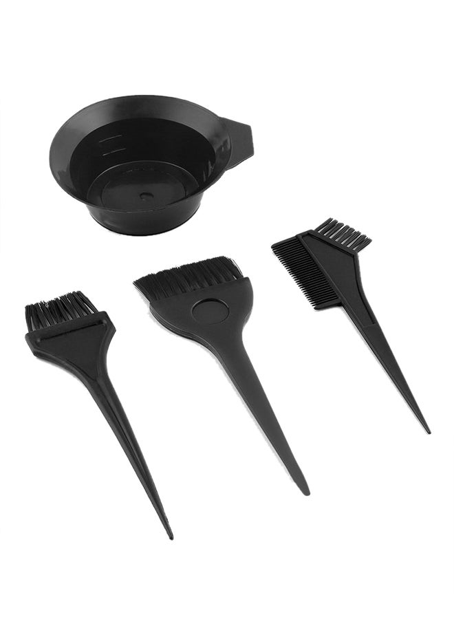 4-Piece Hair Colour Comb And Mixing Bowl Set As The Picture Shows - Image 2