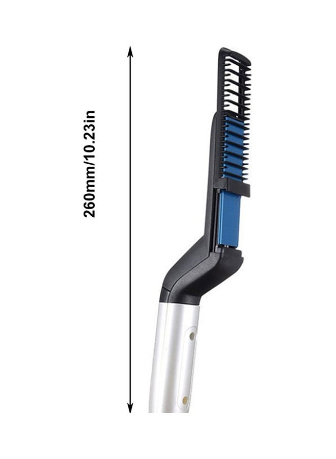 فرشاة سيراميك لتجعيد الشعر بالحرارة متعددة الوظائف أسود/ أبيض 20 X 2 X1سم - Image 2