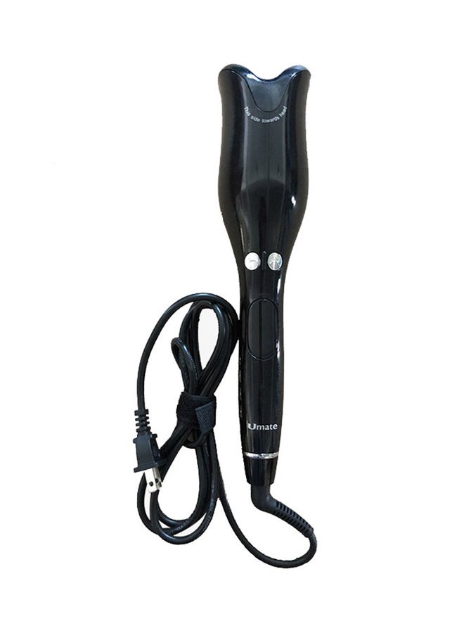 Multifunctional Automatic Spiral Rotating Hair Curling Roller Black - Image 1