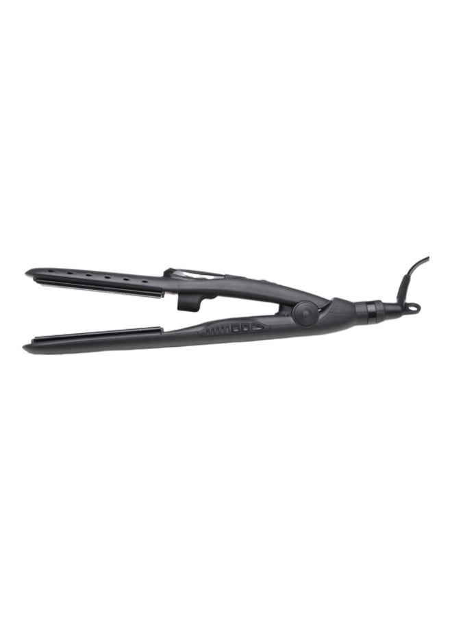 2 In 1 Ceramic Hair Professional Steam Straightener Black - Image 2