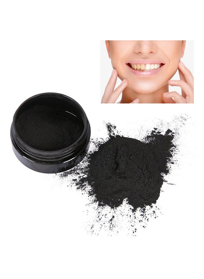 Activated Organic Charcoal Teeth Whitening Powder Black 30grams - Image 2