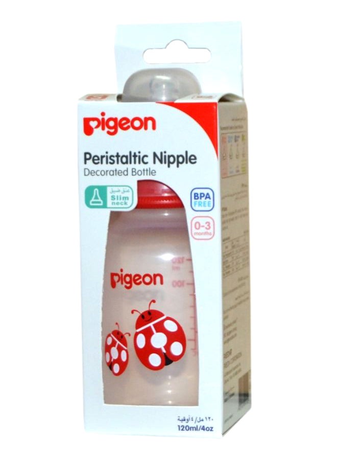 pigeon - Ladybug Decorated Feeding Bottle 120 ml - Image 1