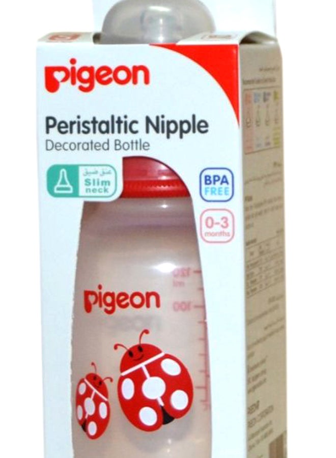 pigeon - Ladybug Decorated Feeding Bottle 120 ml - Image 1
