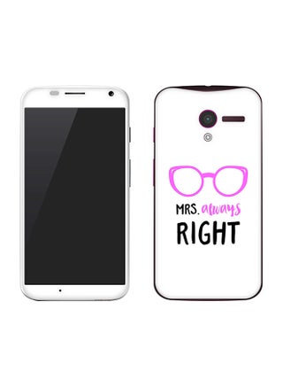 Vinyl Skin Decal For Motorola Moto X Mrs. Always Right - v1568700482/N29949457A_1