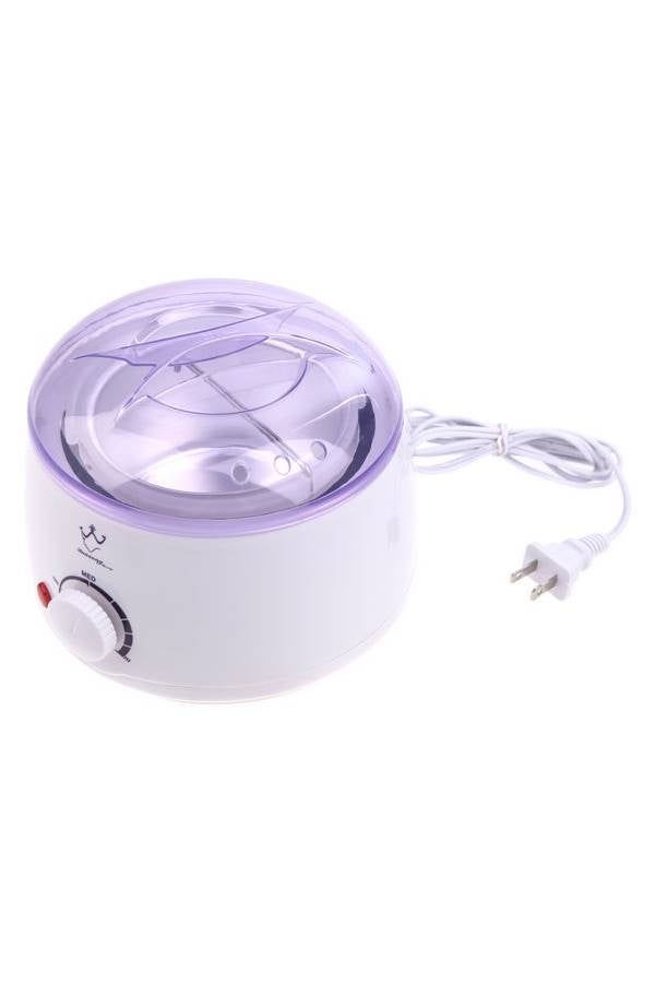 جهاز تسخين الشمع للجمامات المعدنية أبيض/أرجواني - Image 1