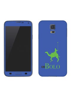 Vinyl Skin Decal For Samsung Galaxy S5 Bolo Blue