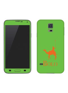 Vinyl Skin Decal For Samsung Galaxy S5 Bolo Green