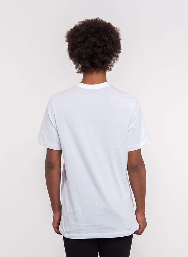 Nike Nsw Embroidered Logo Detail T-Shirt White - Image 2