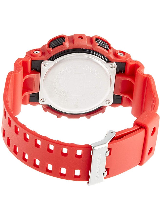 G-SHOCK men Resin Analog/Digital Wrist Watch GA-100B-4ADR - Image 2