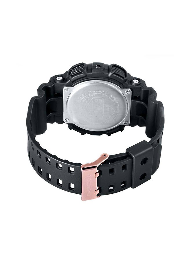 جي شوك ساعة يد بعقارب/ رقمية وبسوار من الراتنج طراز GA-100MMC-1ADR men - Image 2
