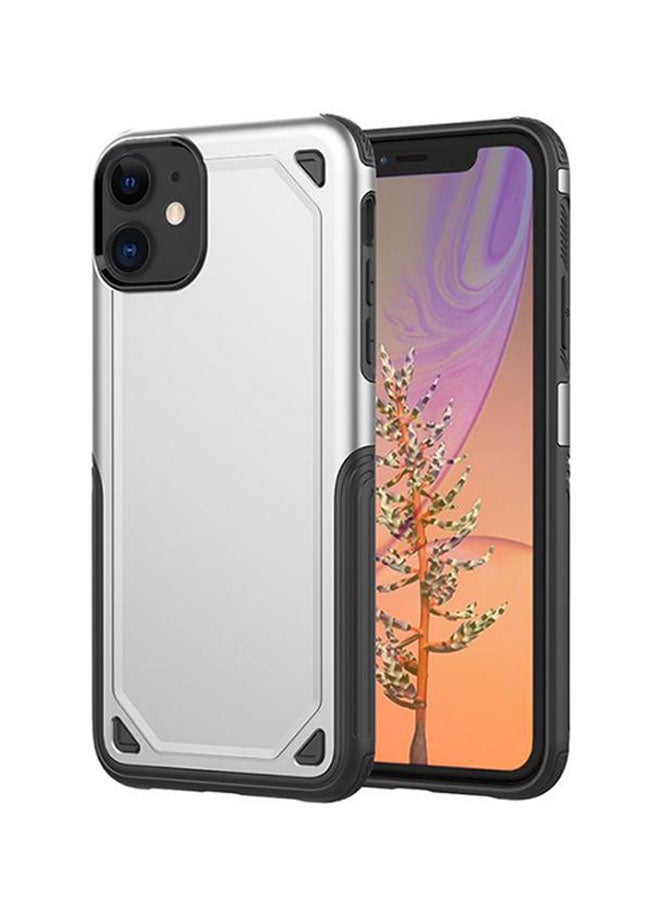 LNKOO Protective Case Cover For Apple iPhone 11 Silver/Black  - Image 2