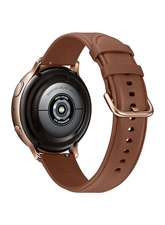 Samsung - Galaxy Watch Active2 44mm Stainless Steel Gold - Image 1