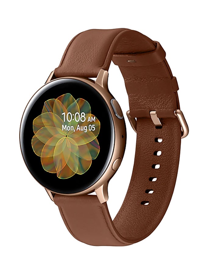 Samsung - Galaxy Watch Active2 44mm Stainless Steel Gold - Image 1