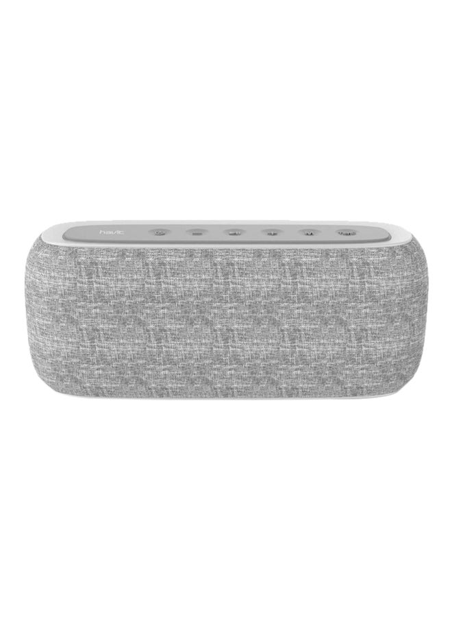 havit - M29 Mini Wireless Speaker With Dual Alarm Clocks Grey - Image 1