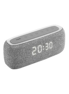 M29 Mini Wireless Speaker With Dual Alarm Clocks Grey