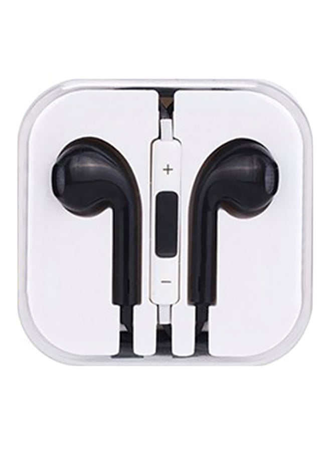 Generic - Smartphone Wired Control In-Ear Earphone With Remote And Mic For Iphone 5/6 Black - Image 1
