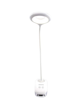 مصباح بمشبك LED قابل لإعادة الشحن مع شحن USB سريع | 3 أوضاع إضاءة مع وقت تشغيل 2H/6H و12H - بطارية 1200 مللي أمبير في الساعة | أنبوب حمل قابل للتعديل وتصميم مريح - view 2