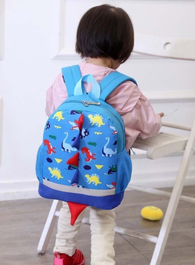Generic - Cartoon Printed Kids Backpack Blue - Image 1