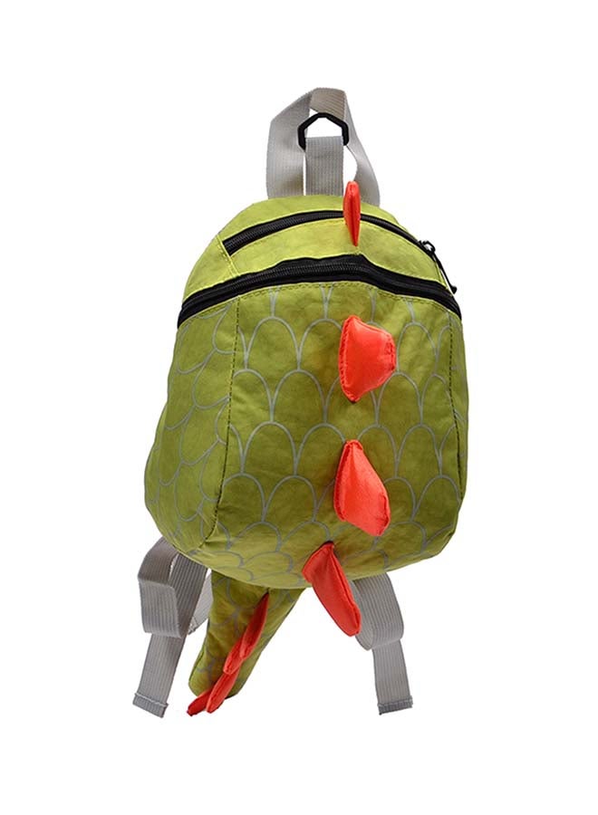 Cartoon Printed Kids Backpack Green/Red - Image 1