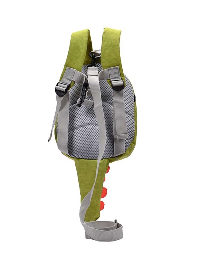 Cartoon Printed Kids Backpack Green/Red - Image 2