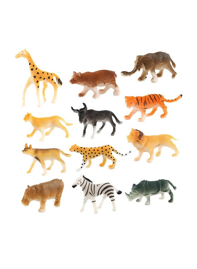 12-Piece Mini Forest Animal Set 