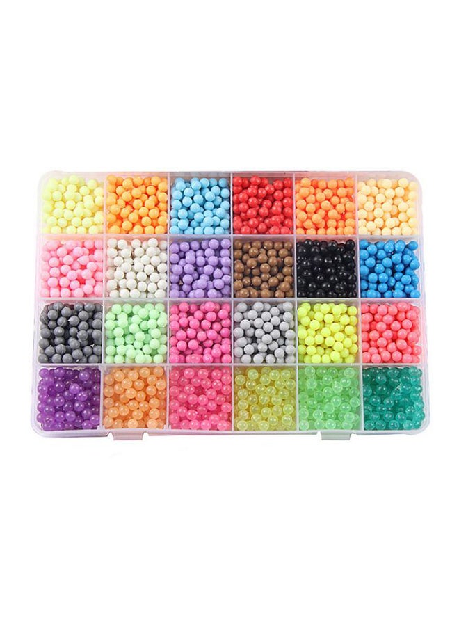 بازل ثلاثي الأبعاد بتصميم خرزات سحرية للرش بالماء من 3600 قطعة