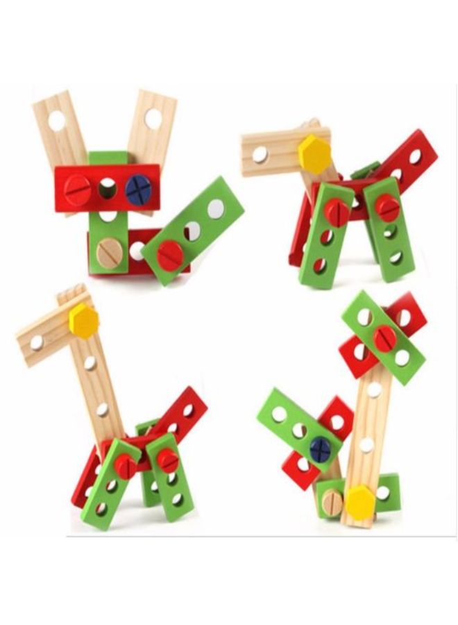 Wooden Multifunctional Tool Box Toy  - Image 2