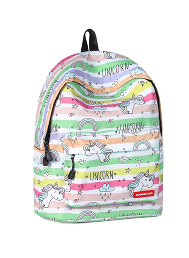 Unicorn Print Bagpack Multicolour