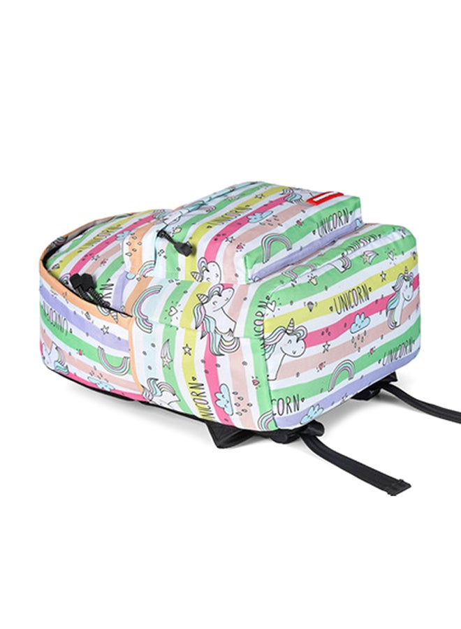 Unicorn Print Bagpack Multicolour