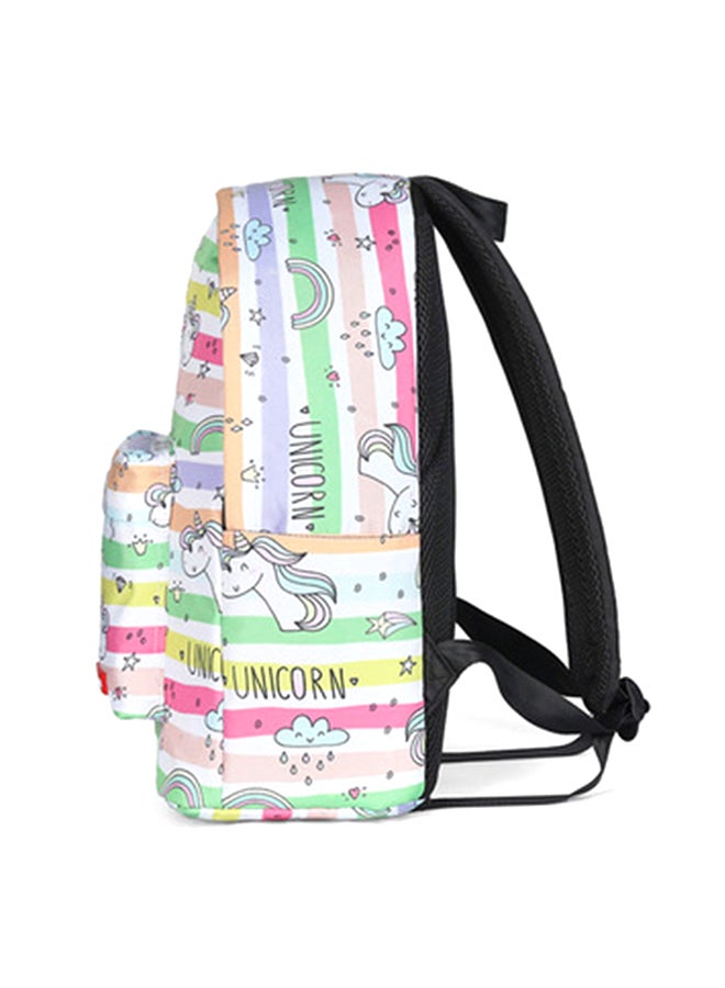 Unicorn Print Bagpack Multicolour