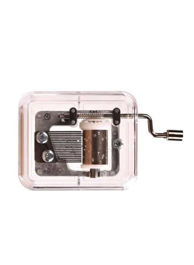 Acrylic Hand Crank Mini Music Box  - Image 1