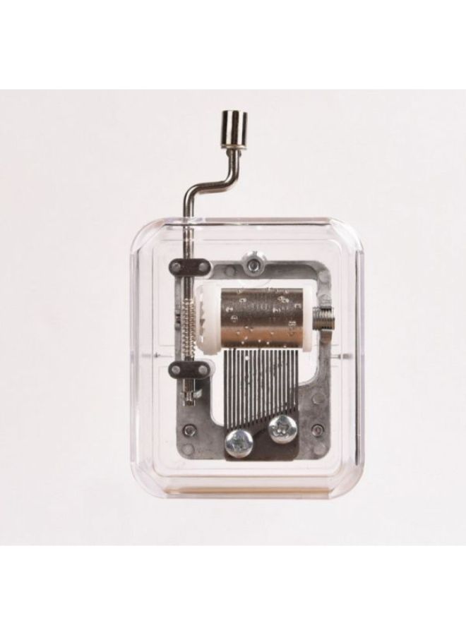 Acrylic Hand Crank Mini Music Box  - Image 2