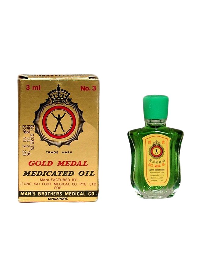 GOLD MEDAL Pack Of 12 Gold Medal Medicated Pain Killer Oil  - Image 1