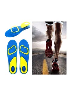 Generic Active Gel Silicone Insoles Blue/Yellow  - Image 3