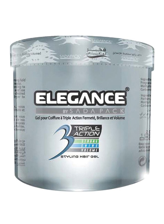 Elegance Triple Action Professional Hair Gel 500ml