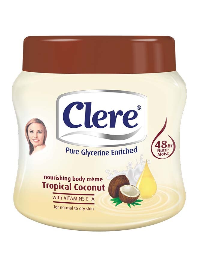 CLERE Tropical Coconut Body Crème 500ml