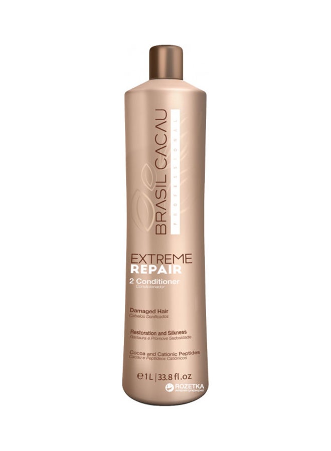 Brasil Cacau Extreme Repair 2 Conditioner Damaged Hair 1000ml 