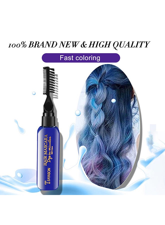 TEAYASON Temporary Mascara Dry Hair Creme Dark Blue 10ml - Image 2