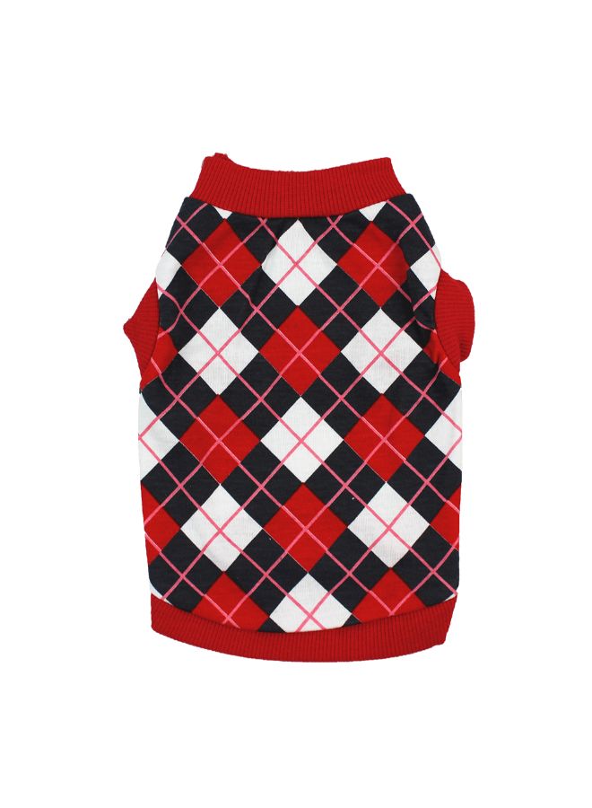 Generic Printed Pet Vest T-Shirt Red XS - Image 2